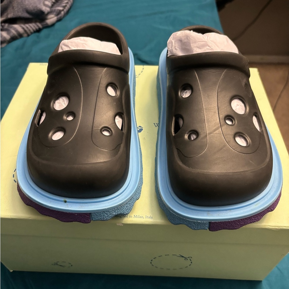 Off white spongesole meteor slipper x Virgil Abloh